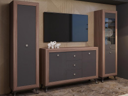 Шкаф-витрина  1-дв. Модена