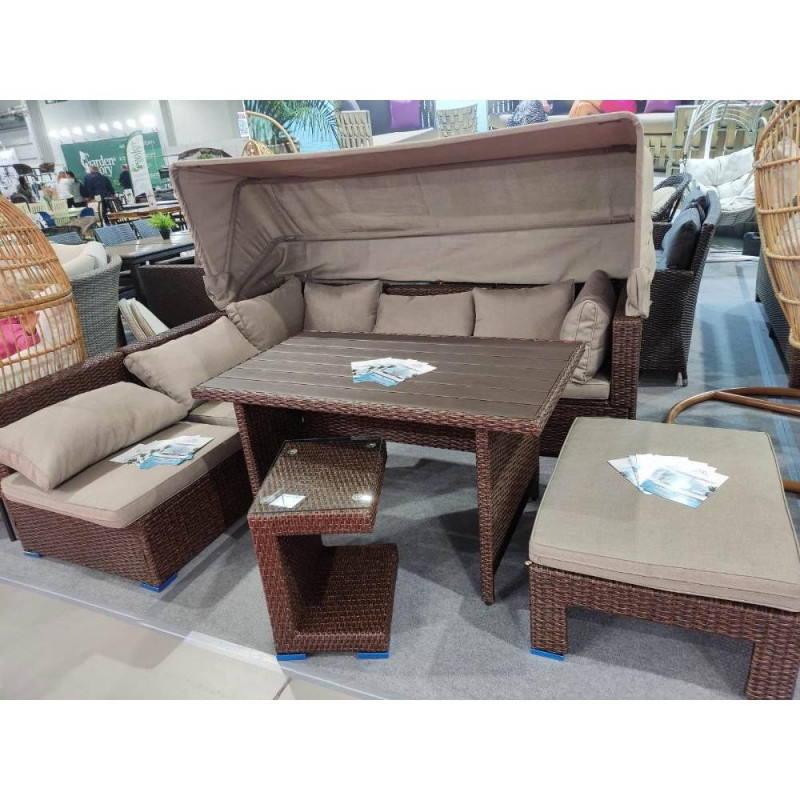 Комплект мебели с диваном AFM-320B-T320 Brown Комплект мебели с диваном AFM-320B-T320 Brown