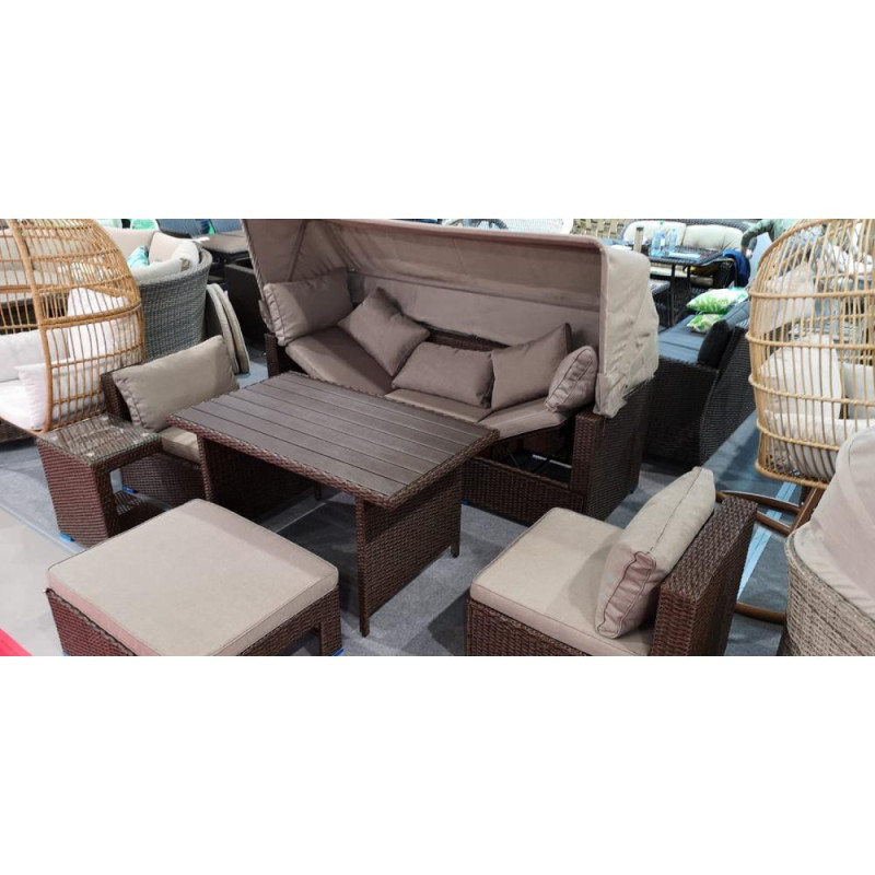 Комплект мебели с диваном AFM-320B-T320 Brown Комплект мебели с диваном AFM-320B-T320 Brown