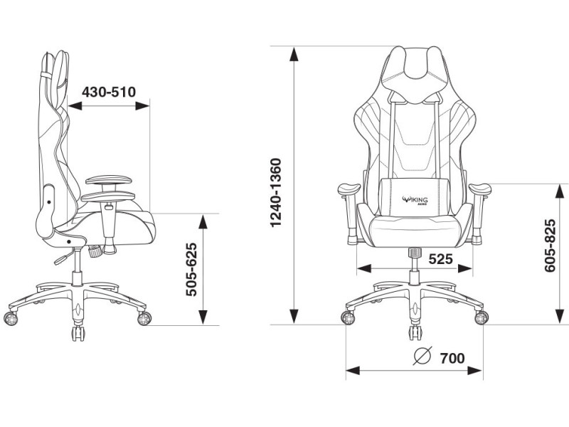 Игровое кресло Бюрократ VIKING 4 AERO Игровое кресло Бюрократ VIKING 4 AERO