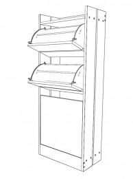 Обувница Розали