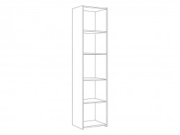 Шкаф-пенал  Альба 2 13.28