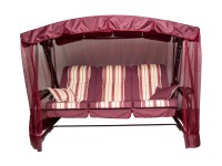 Садовые качели Палермо Премиум бордо