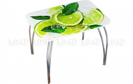 Обеденный стол прямоугольный с фотопечатью