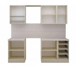 Кухонный гарнитур Квадро 2400x600 мм