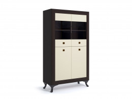 Шкаф-витрина  малая 2-х дв. Модена