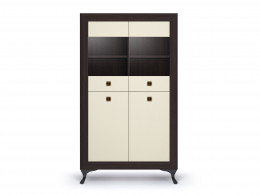 Шкаф-витрина  малая 2-х дв. Модена