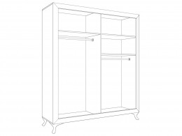 Шкаф распашной   4-х дверный Модена