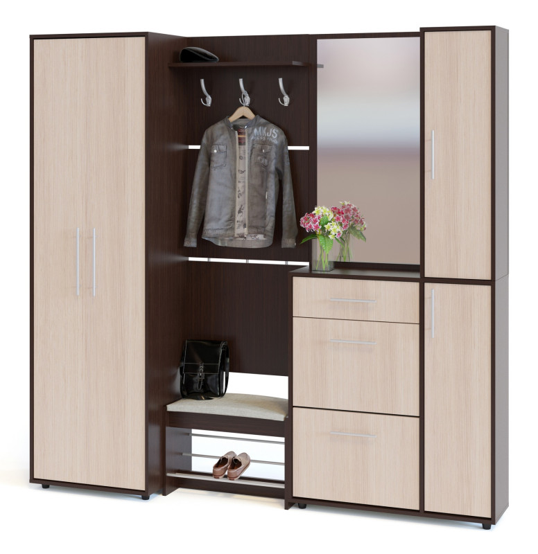 Прихожая Сокол ВШ-5.1+ТП-+-4+ПЗ-+ШО- Прихожая Сокол ВШ-5.1+ТП-+-4+ПЗ-+ШО-