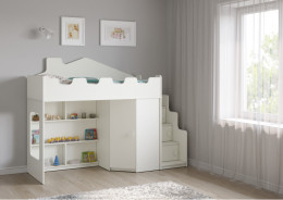 Детская кровать-домик от 3 лет Легенда 43.2.1