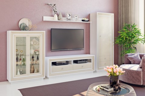 Стенка в гостиную  классическом стиле  Прато 2 К3