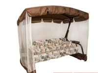 Садовые качели с антимоскитной сеткой Турин