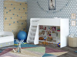 Кровать-чердак BTS Трио