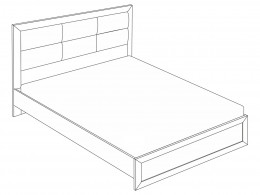 Двуспальная кровать  Модена