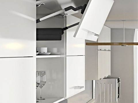 Складной подъемный механзм DTC Top Stay ST h=880-959мм, 8,7-15,1кг, серый