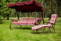 Садовые качели для дачи из металла Родео