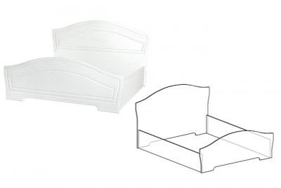 Кровать 1600 Шарлота 178 см