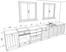 Кухня Мишель 4,2 метра