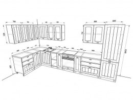 Кухня Мишель 4,0 метра