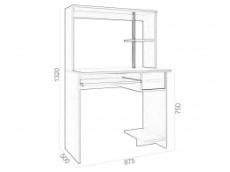 Компьютерный стол BTS Дебют