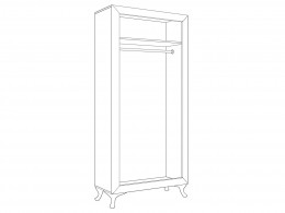 Шкаф распашной  2-х дв. Модена