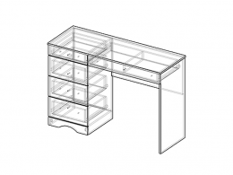 Стол туалетный Шарлота 44 см