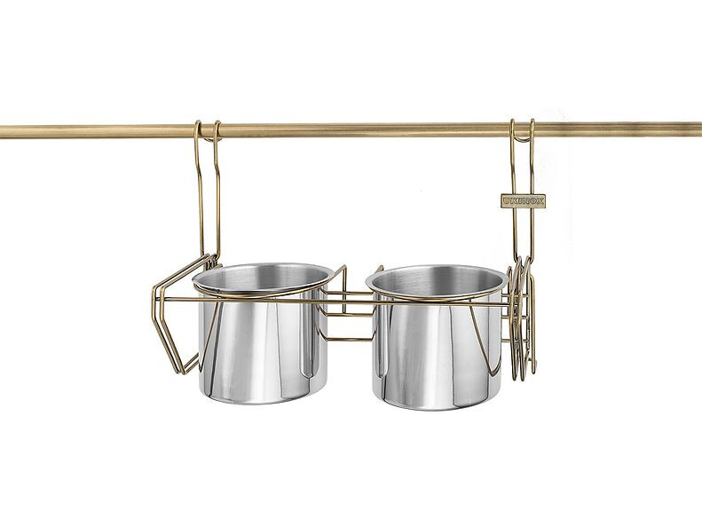 B 433 - Полка навесная с двумя стаканами