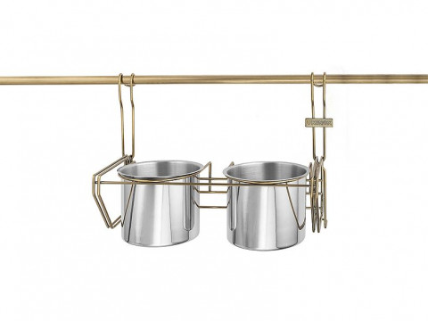 B 433 - Полка навесная с двумя стаканами