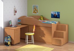 Кровать-чердак Дюймовочка-3