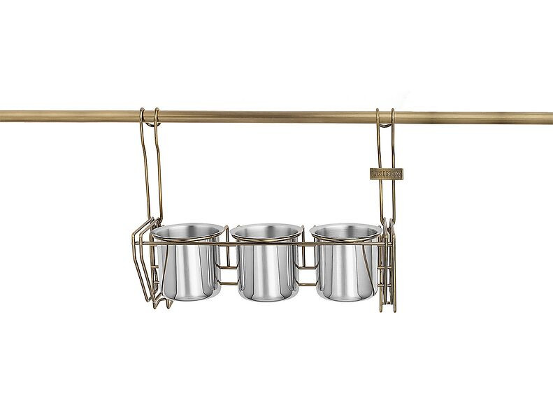 B 434 - Полка навесная с тремя стаканами