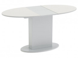 Обеденная группа  Стол Марсель белый (маленький) + стулья Франк аквамарин на белых ножках