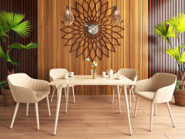 Кухонный стол Мебвилл Обеденный Браун