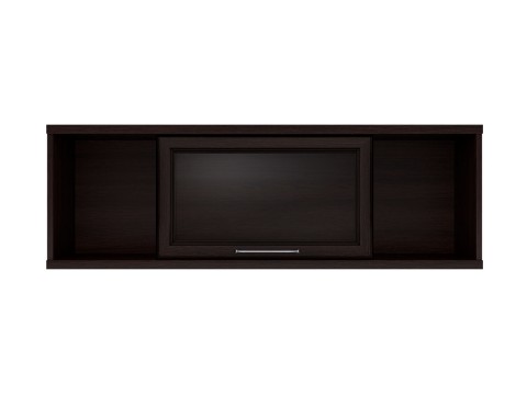 Шкаф навесной Полка встраиваемая со стеклом Палермо