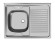 Мойка накладная Стандарт STD800.600 ---5C 0L- Мойка накладная Стандарт STD800.600 ---5C 0L-