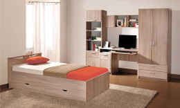 Стеллаж детский Шкаф многоцелевой 600x380x1990 Лотос 5.23