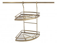 B 548 - Угловая двухъярусная полка малая