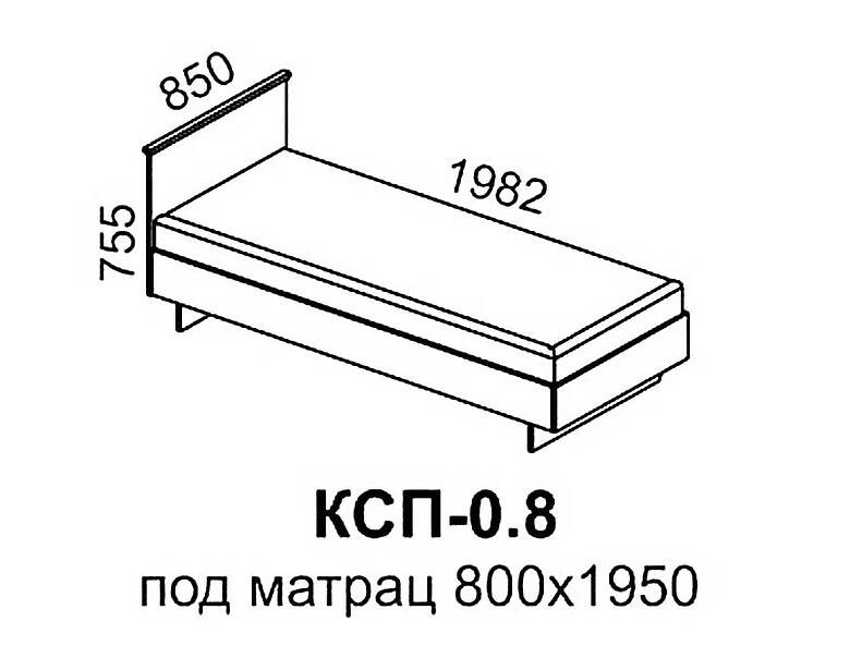 Кровать Светлана КСП Светлана (В) Кровать Светлана КСП Светлана (В)