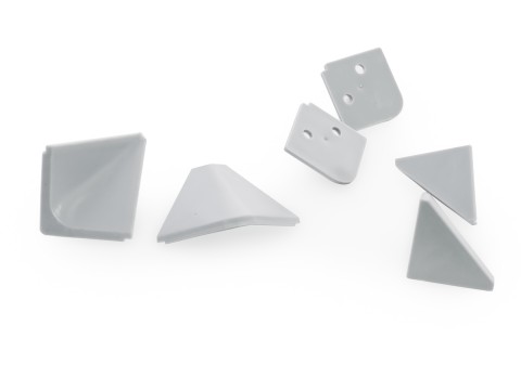 Заглушки для плинтуса Сокол Заглушки к плинтусу (Серые)