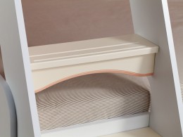 Двухъярусная кровать МебельСон Алиса