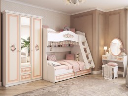 Двухъярусная кровать МебельСон Алиса