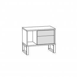 Тумба детская Гольф прикроватная