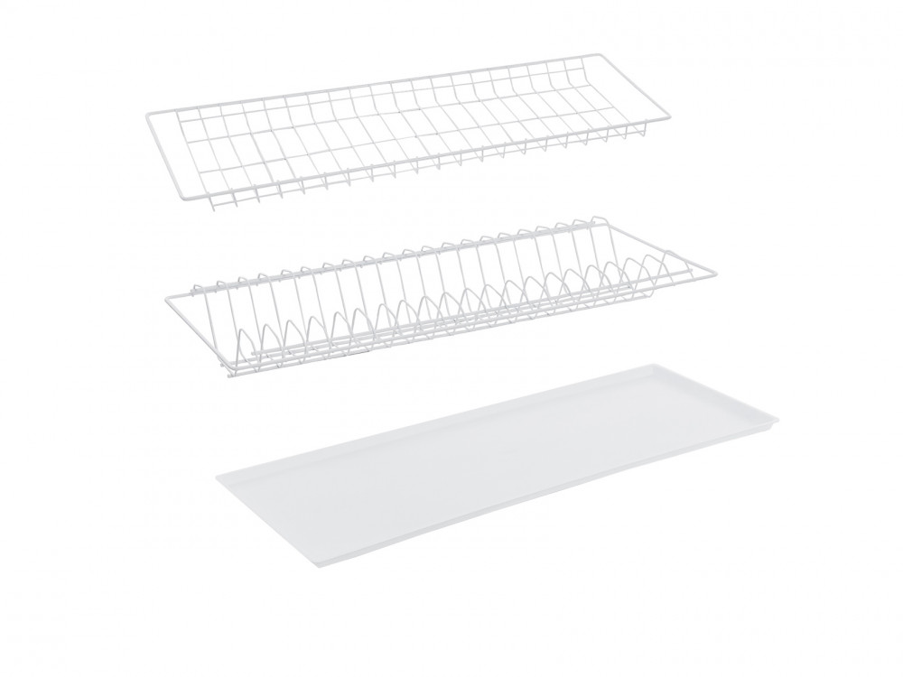 Сушилка для посуды Сокол Сушилка (с поддоном) 565 мм белая
