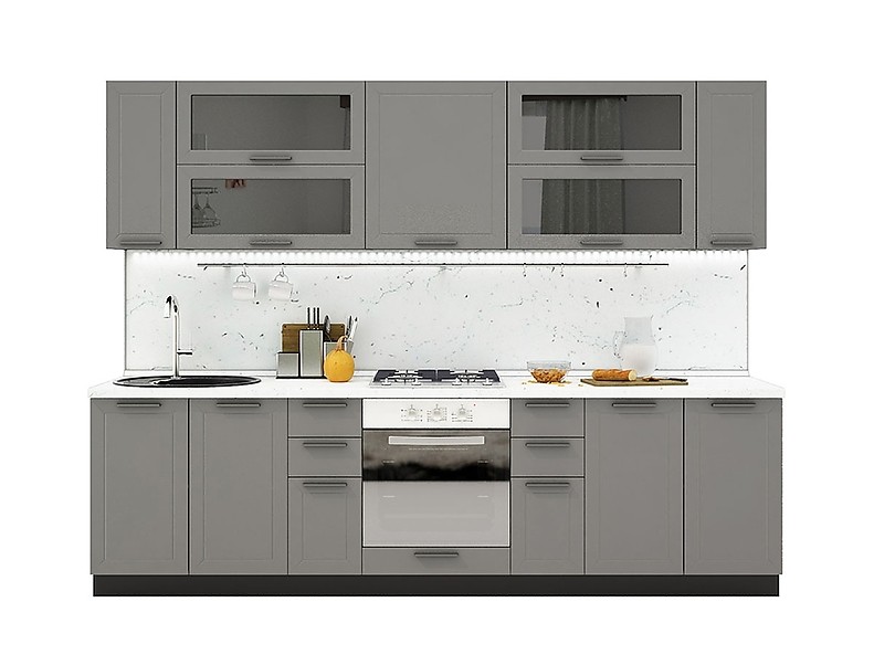 Кухня Глетчер 2,8 метра