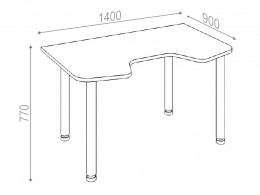 Компьютерный стол СКЛ-Игр140МО, -Игр120МО