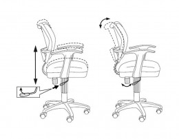 Детское компьютерное кресло Бюрократ CH-W797