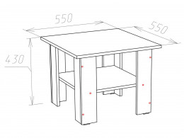 Журнальный столик НК-Мебель Макус