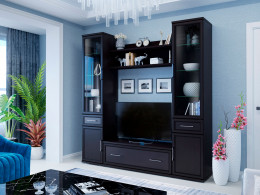 Шкаф-витрина  со стеклом Палермо