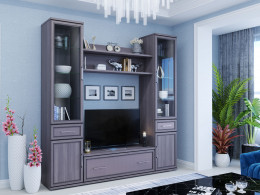 Шкаф-витрина  со стеклом Палермо