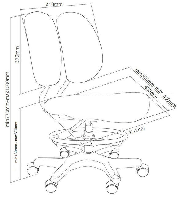 Детское компьютерное кресло Fun Desk SST6 Детское компьютерное кресло Fun Desk SST6