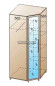 Юниор-2 Детская кровать 80, металлик Юниор-2 Детская кровать 80, металлик